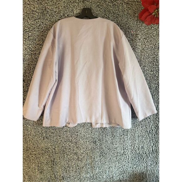 Jessica McClintock Women's Plus Size 20 Purple Embroidered Jacket/skirt - Picture 13 of 15